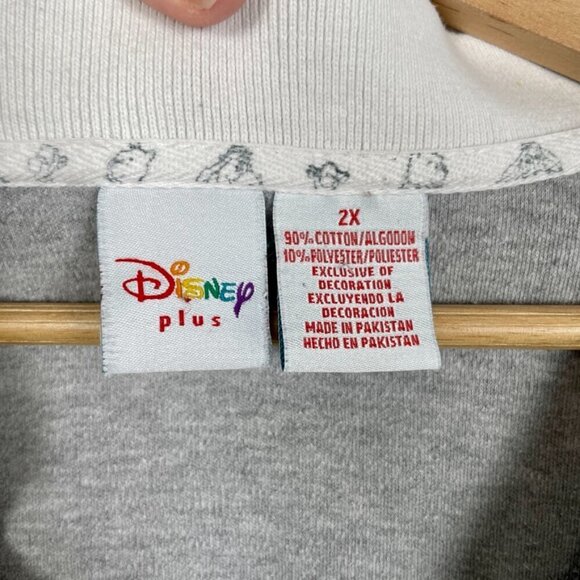Vintage Disney Plus Winnie the Pooh Eeyor 4th of July Collared Tank Size: 2X - Picture 11 of 11